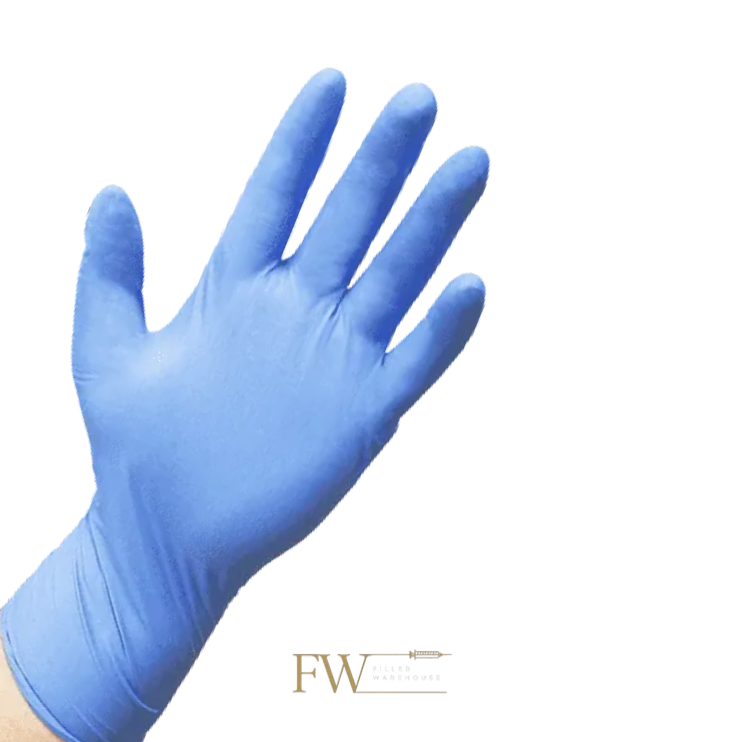 BLUE NITRILE MEDICAL GLOVES